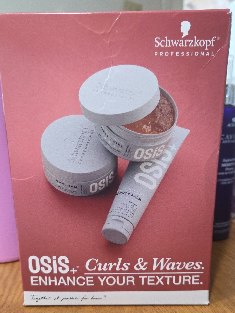 Schwarzkopf OSIS+ Curls & Waves Hair Styling Set - Pink